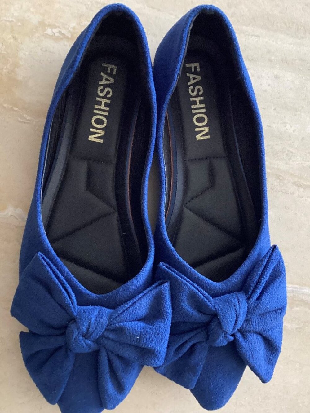 Fashion Flats, Royal Blue Woman Size 8